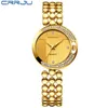 Crrju Luxury Brand Women Watches Diamond Dial Bracelet Wristwatch for Girl Elegant Ladies Quartz Watch Femaly Dress Watch266i