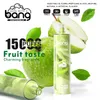 Original Bang Shisha 15000 Züge Einweg-Vape-Stift 15.000 Puff-Kartuschen Pod 600 mAh wiederaufladbarer Akku LED-Lichtfarben-Kit Bang-Box 12.000 15.000 Puffs 20.000 Bang King 15.000