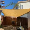 Missignaler Sun Sail Rectangle Shade Cover Canopy Awning Sun Shade Sail Practical UV Block Sunshade Sail Robust for Lawn Deck Patio Garden