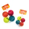 Speelgoed Hond Speelgoed Set Dikwandige Natuurlijke Rubber Squeak Chew Ballen voor Honden Tennis Interactieve Bouncy Ballen voor Training 4pack