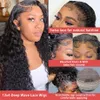 Perruque Lace Frontal Wig naturelle bouclée, cheveux naturels, Deep Wave, 13x6, HD, 5x5, 13x4, baby hair, pour femmes