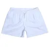 Casual Effen Kleur Zomer Strand Shorts Broek Mannen Trekkoord Zwembroek Sneldrogende Heren Board Badpakken L3ag #