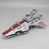 Блоки в складе совместимые с 8039 звездными венаторами Set Republic Toy Attack Cruiser Model Build Block Bricks День рождения рождественские подарки T240325