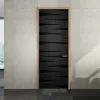Adesivos 3d retrô de madeira, adesivos autoadesivos à prova d'água para cama, sala de estar, papel de parede branco, decoração de casa, pôster mural preto