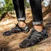 HBP Chaussures de randonnée en plein air sans marque pour hommes, chaussures de randonnée antidérapantes et élégantes pour la montagne