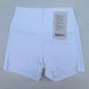 Shorts Women Lu Strort Shorts Hotty Caldo rapido traspirato con collant con allenamento a vita alta e traspira