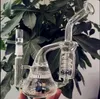 8,6 inch beker Bong Hookahs Recycler Rigs rookglas waterpijpen Sigarettenaccessoire DAB WAX met 14 mm banger