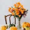 Decorative Flowers Table Decor Simulated Cuttings Emulation Adorn Thanksgiving Household Branch Indoor Pumpkin Plant Leaves Picks
