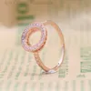 Designer Pandoras Ring Panjia White Copper Silver Plated Rose Gold Ring Creative Hollow Shining Ring Heart Ring