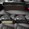 Update Car Seat Organizer Leather Crevice Storage Box Holder Car Gap Slit Filler Holder For Wallet Phone Slit Pocket Car Accessories