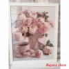 Stitch Momoart 5d Diy Diamond Embrodery Peony Cross Stitch Kit Diamond Målning Flower Full Square Round Mosaic Art Home Decorations