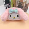 Wholesale of Cute New Pen Bags Cartoon Plush Jade Guigou Melody Cute Student Female Stationery Box Cute