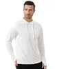 Hommes d'été Chemises de pêche Sweat à capuche de refroidissement pour hommes Lg manches UPF 50 + R Guard Sweat à capuche Survêtement Course Randonnée Jogger Chemise E8Cx #