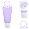 Lagringsflaskor Silkisla gelflaskor påfyllningsbara lotionhållare Emulsion Subpackaging Hand Soap Travel Size Containrar