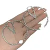 Brincos de joias designer para mulheres brincos de argola de círculo duplo de latão colorido diamante grécia meandro padrão ohrringe de alta qualidade zh201 H4
