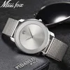 Miss Montres pour femmes Elegant Casual Silver Color Lady Watch For Woman Luxury Brand Robe de soirée Corloge Relogie Feminino 210720249