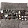 Bartender Tool Case Bar Bag Mixology Kit PU EmptyBartenders Roll Up 240315