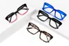Solglasögon överdimensionerade läsglasögon för kvinnor designer läsare presbyopia glasögon recept fyrkantiga glasögon med vårgångjärn