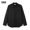 Semir Camicia a maniche Lg da uomo 2023 Inverno New Daily Simple Fi Thermal Storage Warm Shirt h9gF #