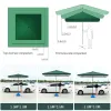 Gazebos Grand auvent extérieur tente Gazebo couverture plage ombre abri jardin parasol auvent épaissi carré Parasol pour Patio AntiUV