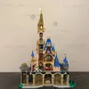 Blokkeert nieuw The Princess Castle 100th Anniversary Street View 43222 71040 Royal Clamshell 43225 Model Bouwstenen Bricks Kids Toys T240325