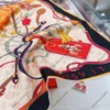 Top Designer Silk Silk Darf Stole Fudicury Luxury Women Monogram LVVV الأحرف الأولى من مصمم المصمم للنساء