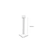 Garden Decorations 6 PCS Office Desk Decor Roman Column Model Weddings Pillars Party Architectural for House White Staty