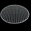 Kits Round Stainless Steel Bbq Grill Roast Mesh Net Nonstick Barbecue Baking Pan Barbecue Rack Bbq Kitchen Tools