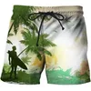 Digital Printing Beach Shorts Men Vocati Holiday Clothes Board Shorts Män Summer Casual Printed Hawaiian Shorts Plus Size 6xl 56JC#