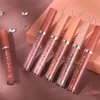 HANDAIYAN Geschenk 6PCSSet Matte Velvet Lip Gloss Wasserdicht Langlebiger flüssiger Lippenstift Cosmetic Beauty Halten Sie 24 Stunden Make-up 240320