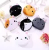 Cat Face Plush Coin Purse Pouch Cartoon Cartoon Animal Soft Zipper Wallet Bag charm8361753