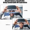 إكسسوارات VR Universal لـ Vision Pro VR Eye Mask Cover Admable Treptable Band Band Virtual Reality Headset for Meta Quest 3 Pico 4