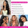 BELEXTENS 24 Inch Body Wave Pre Plucked 180% Density 13x4 HD Front for Women Glueless Brazilian Virgin Transparent Lace Frontal Wigs Human Hair