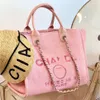 Luxury CC Letter Sacs Totes Handbag Fashion Canvas Canvas Femmes Mesdames Marque Chal Broidered Tote Designer Handsbags Femme Shopping Cross Body Bodypack 8XV7