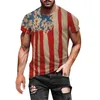 Mens Socks Men Graphic T Shirts Journey T Shirt Mens Summer Independence Day Fi 3D Digital Printing T Shirt Short Sleeve Z3JH#