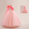 Sweet Pink Straps Girl's Pageant Dresses Flower Girl Dresses Girl's Birthday/Party Dresses Girls Everyday Skirts Kids' Wear SZ 2-10 D326183