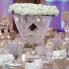 80cm(31") Shiny Oval shape crystal acrylic beaded wedding centerpieces flower stand table decor for wedding event party decoration 296x