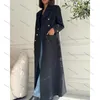 Herrenanzüge, schwarze Abayas, Damen-Zweireiher, Revers, formelle Jacke, Einteiler, Kostüm Homme, luxuriöse muslimische Dubai-Kleidung, nach Maß