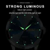 Cases Top Men Watches Brand Waterproof Steel Strap Business Man Watch Quartz Fashion Luminous Calendar Clock Male 2023