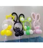 Les ballons de boule de Bobo de bande dessinée lumineuse de LED allument des ballons transparents jouets ballon clignotant pour la fête de Noël cadeau de mariage Decor2059697