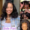 Xagujpo Body Wave V Short Brazilian Virgin Human Hair Wigs for Black Women Thin Glueless Clip Half Upgrade U Part Wig Beginner Friendly Sew in No Glue 180%