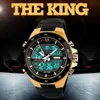 Skmei Sport Watch Men Army Dive Casual Alarm Clock Analoge waterdichte militaire Chrono Dual Display Polshorgees Relogio Masculino X247T