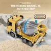 Elektrische/RC Auto RC Auto Kinderspeelgoed Afstandsbediening Auto Speelgoed Voor Jongens Radiografische Graafmachine Dump Truck Bulldozer Elektrische auto Kinderen Speelgoed Cadeau T240325