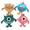 Nowy produkt Three Eyes Pendant Plush Toy Street Stall Hurtowa trzy oczy Bieku Kreki Mała lalka prezentowa