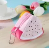 Cartoon Fashion Kids Coin Purses Fruit Cute Casual Change Purse Plush Trendy Zipper Money Change Bag