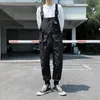 Japonais Ami Khaji Salopette Hommes Cargo Poches Salopette Couple Lâche Droite Casual Ses Pantalons Combinaison BF Lâche Top Pantalon I8qs #