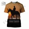 FI NOWA T-shirt Hot Hot 3D Animal Horse Print for Men and Women's Horse Racing Harajuku Streetwear Krótkie rękawe Tops L7mt#