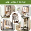 Hangers Floor Clothes Hanger Multi-Layer Standing Clothing Rack Shoes Coats Organizing For Living Room Bedroom Cloakroom