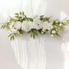 1 шт., цветы, искусственные цветы с цветочным принтом для стула для церемонии вручения арки, праздничный декор, товары для декора вечеринок, свадебные принадлежности
