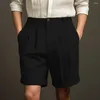 Pantaloncini da uomo Uomo Estate Spiaggia Casual Gamba larga Vestibilità ampia con cintura elastica Tuta con cerniera